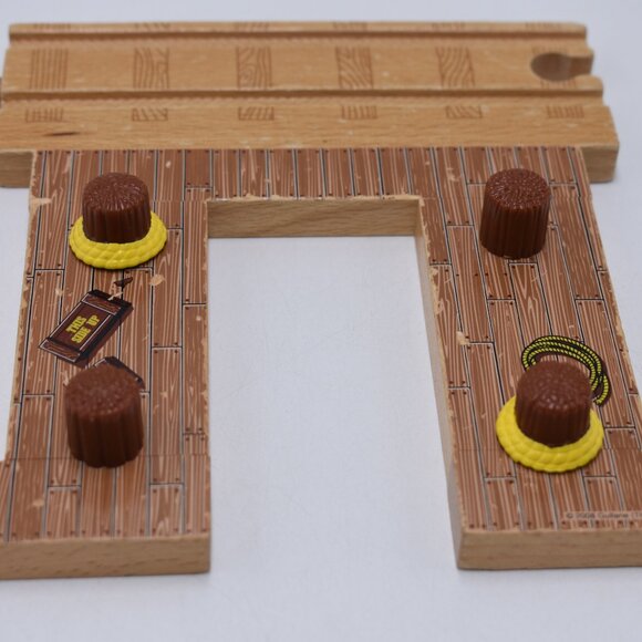 Sodor Bay Tugboat and Dock Rare Vintage Thomas & Friends Wooden Railway Trains - Picture 7 of 12